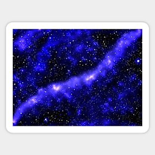 The Blue Galaxy ART Sticker